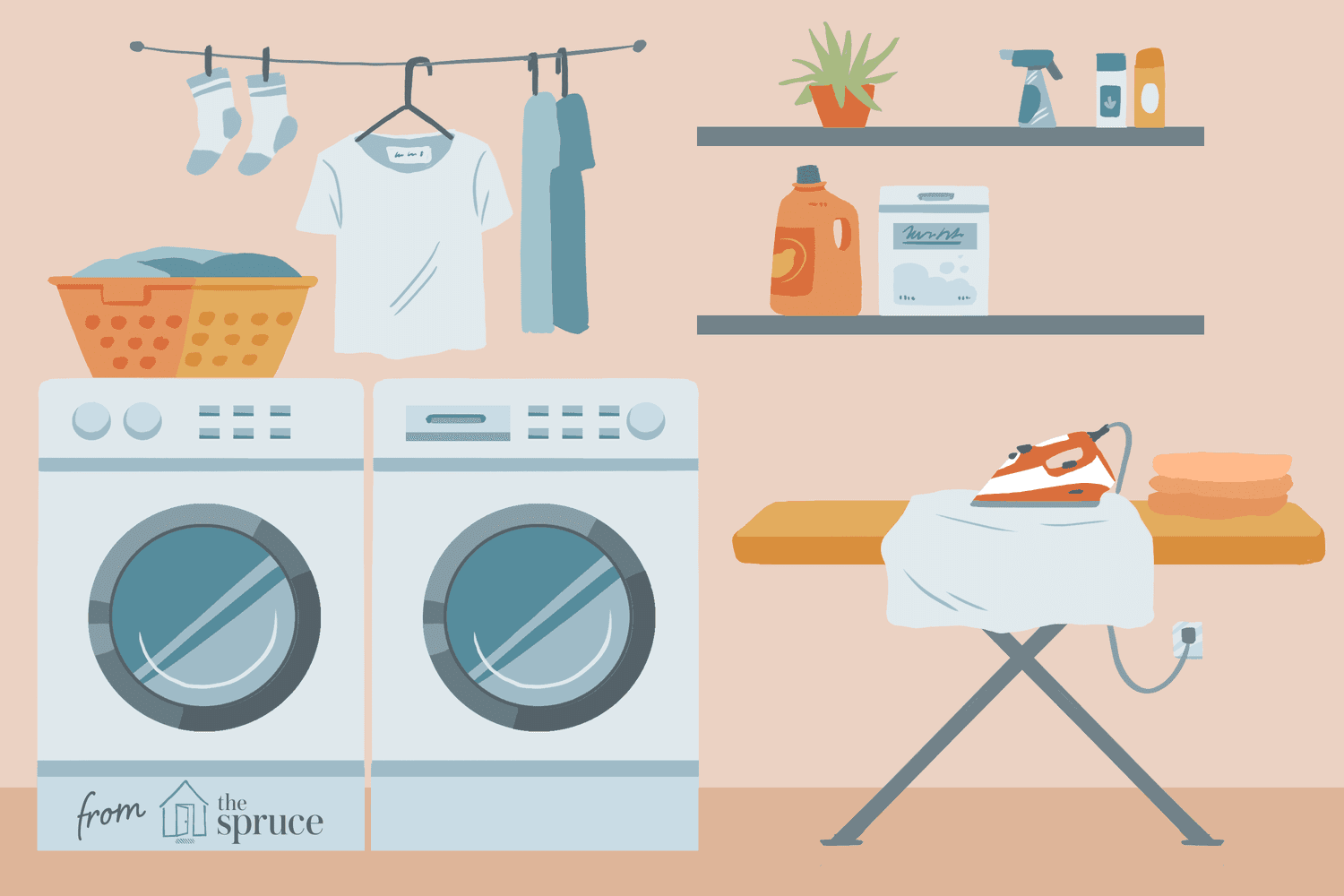 wie man Wäsche wäscht