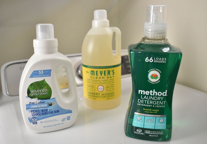 Green laundry detergents