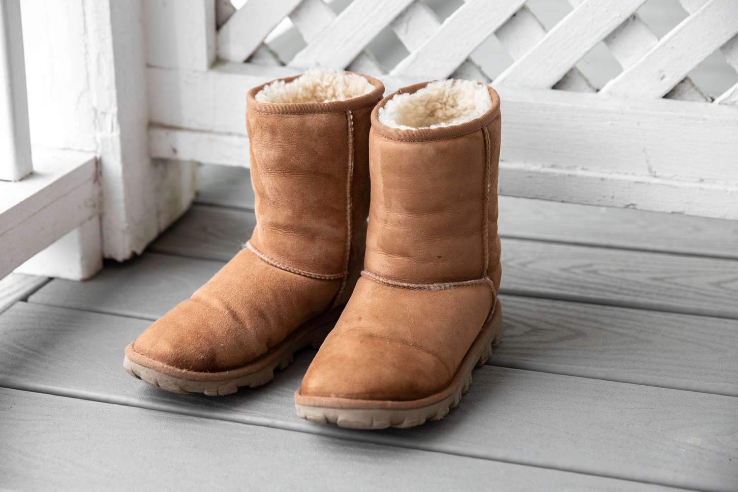 Air drying Ugg boots