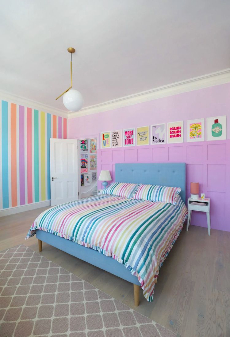 idéias de quartos coloridos