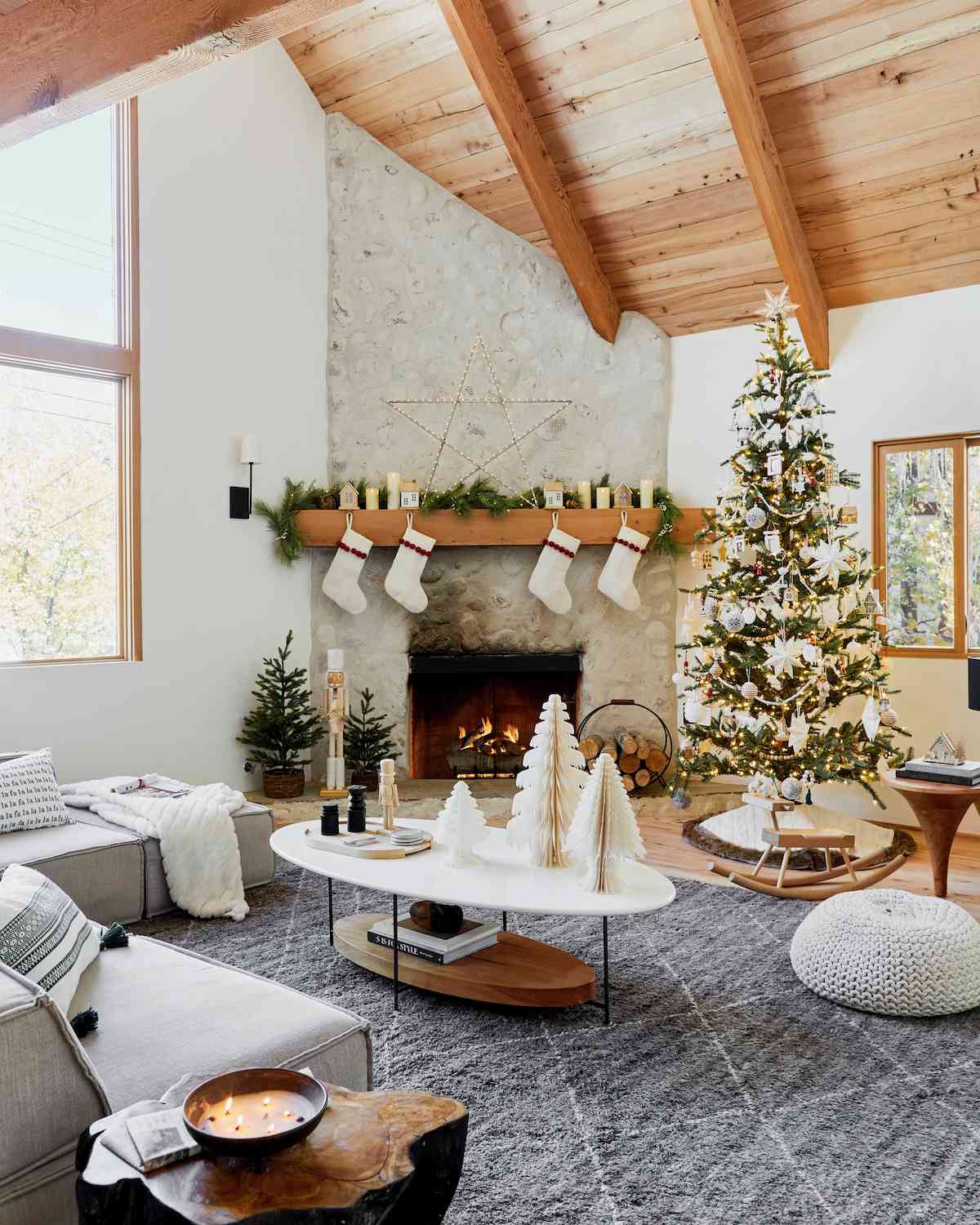 ideas decoración navidad blanca