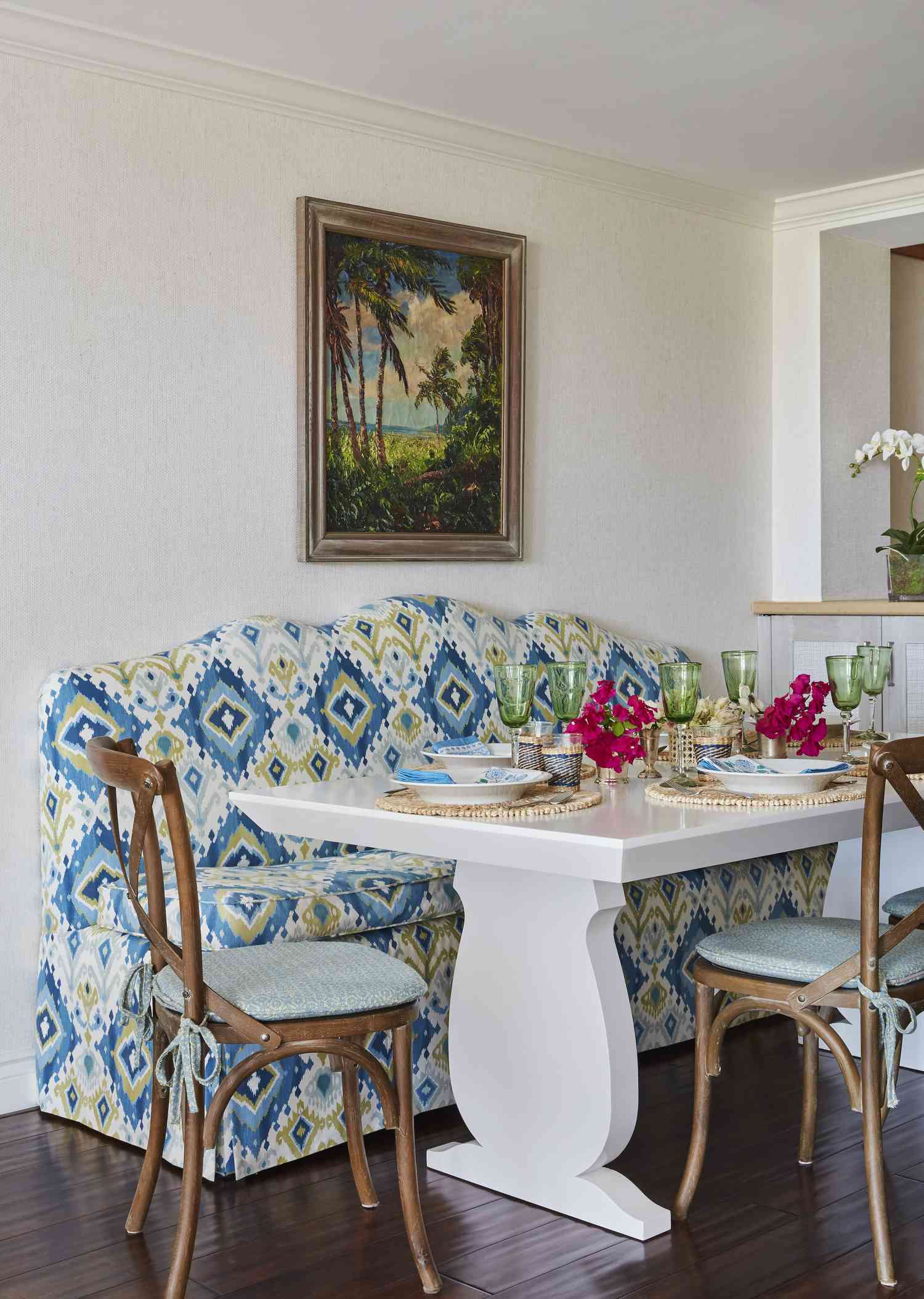 bright breakfast nook