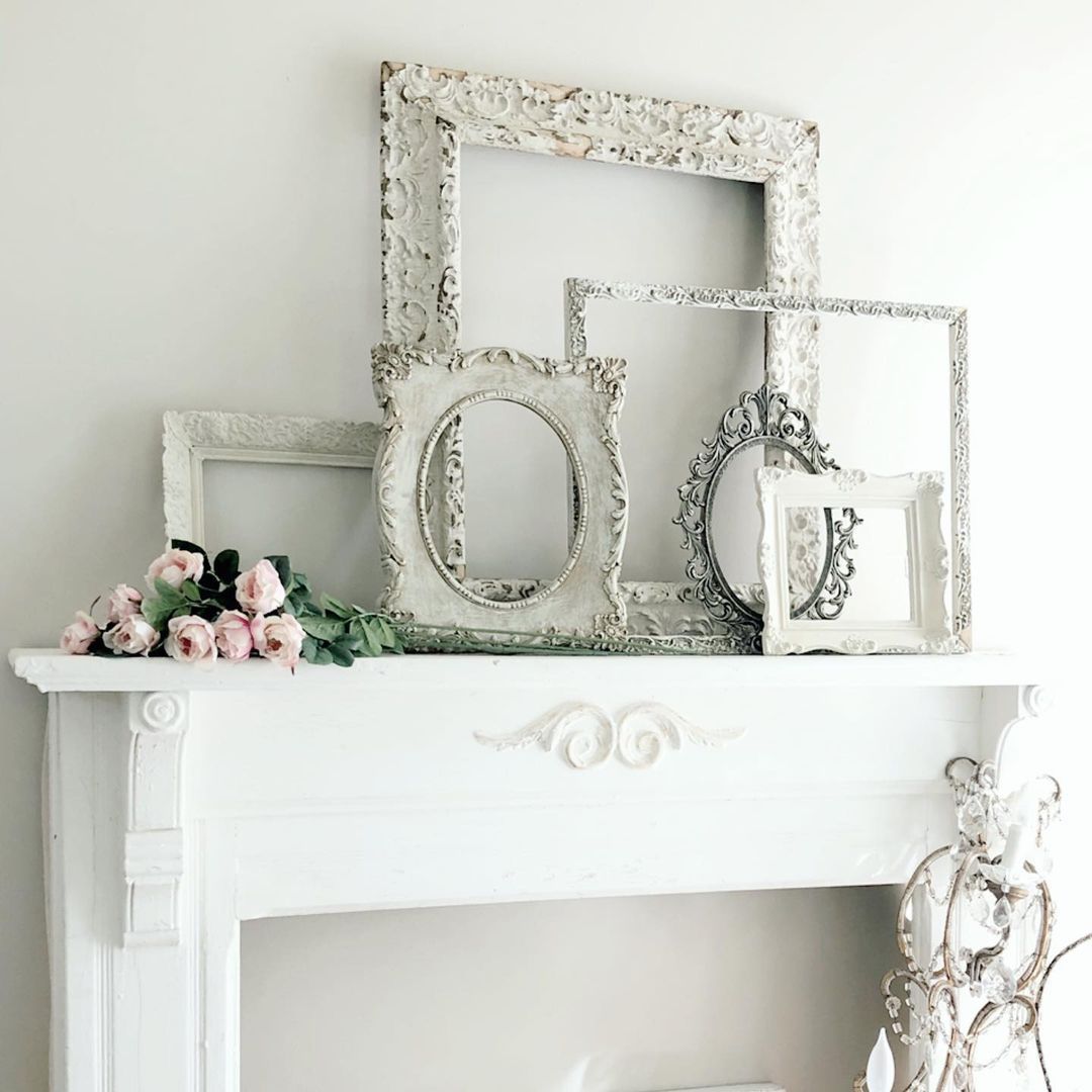 shabby chic mantel