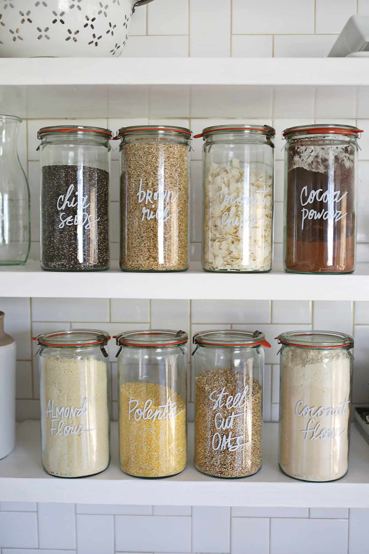 DIY Pantry Storage Jars