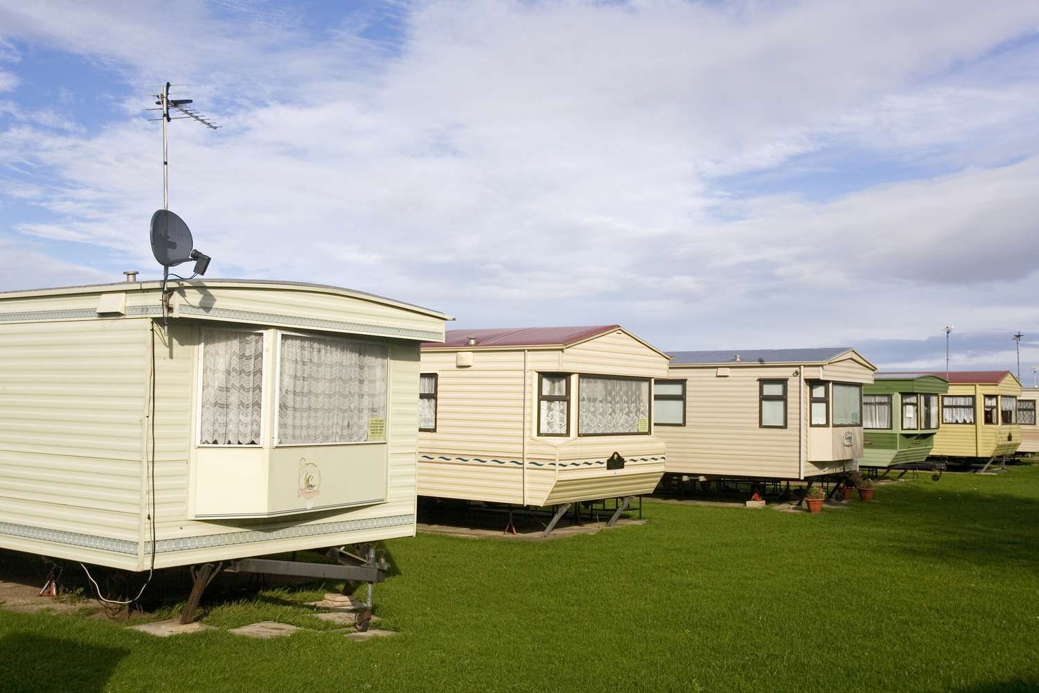 Static caravan park