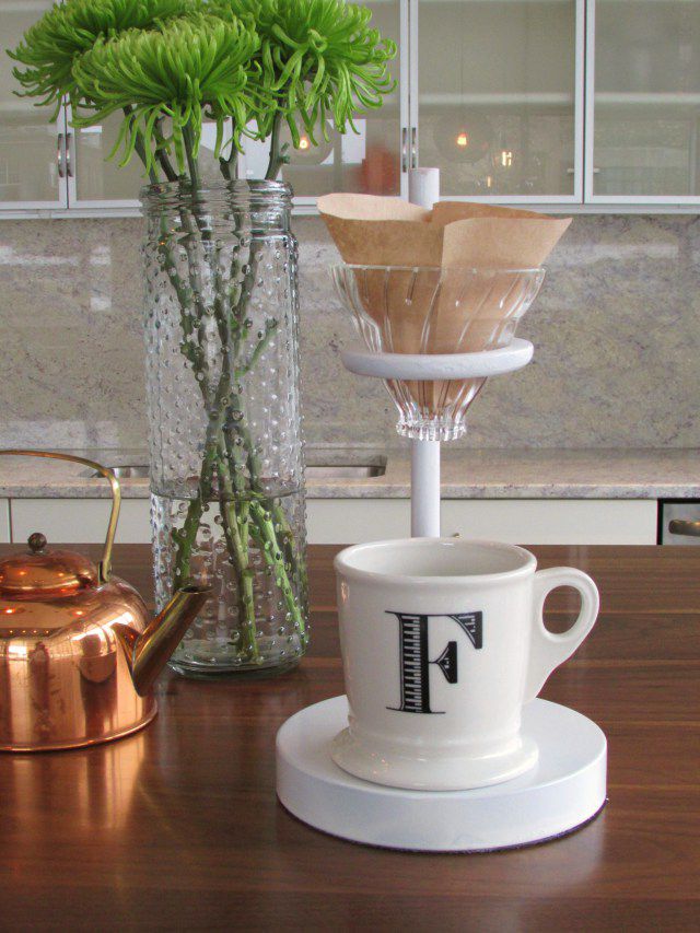 DIY Übergießbarer Kaffeeständer