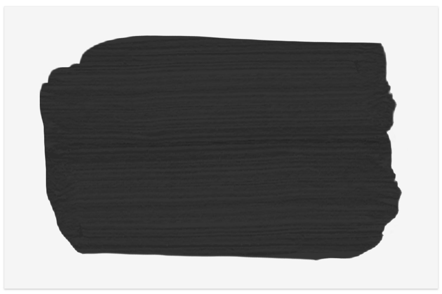 Benjamin Moore Jet Black Farbmuster