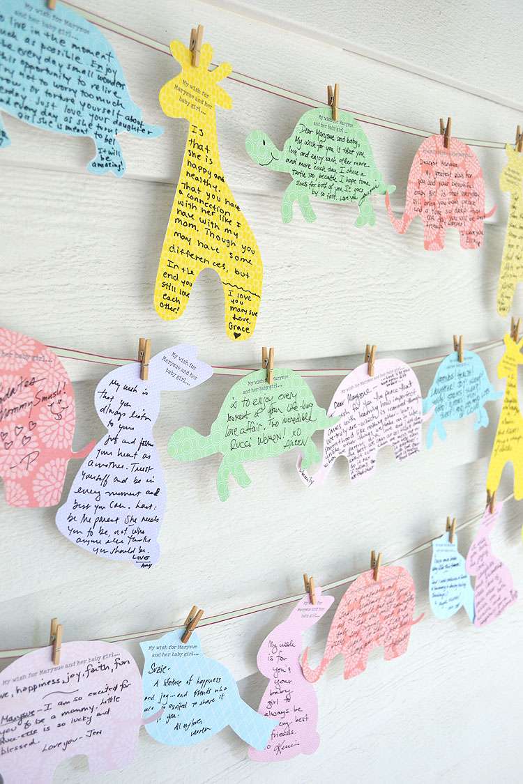 DIY Wishes For Baby Activity