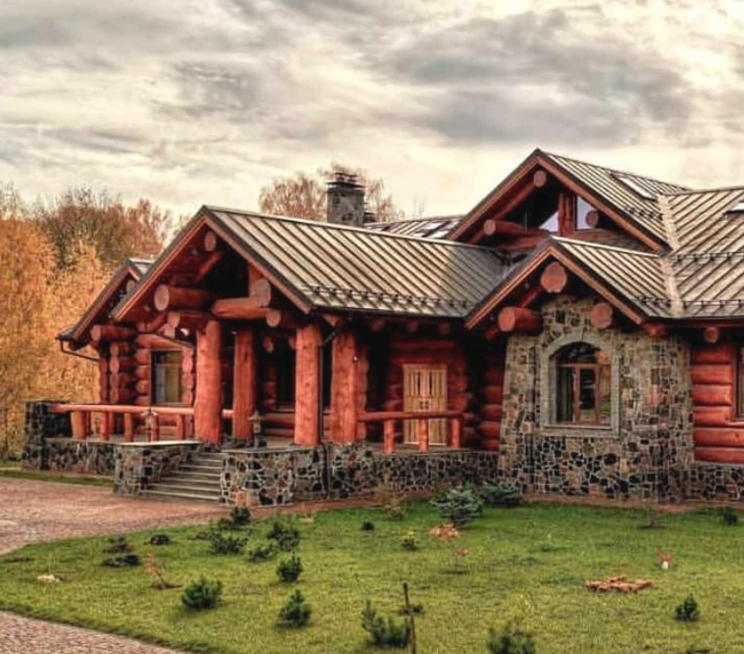 casa de madera rusa