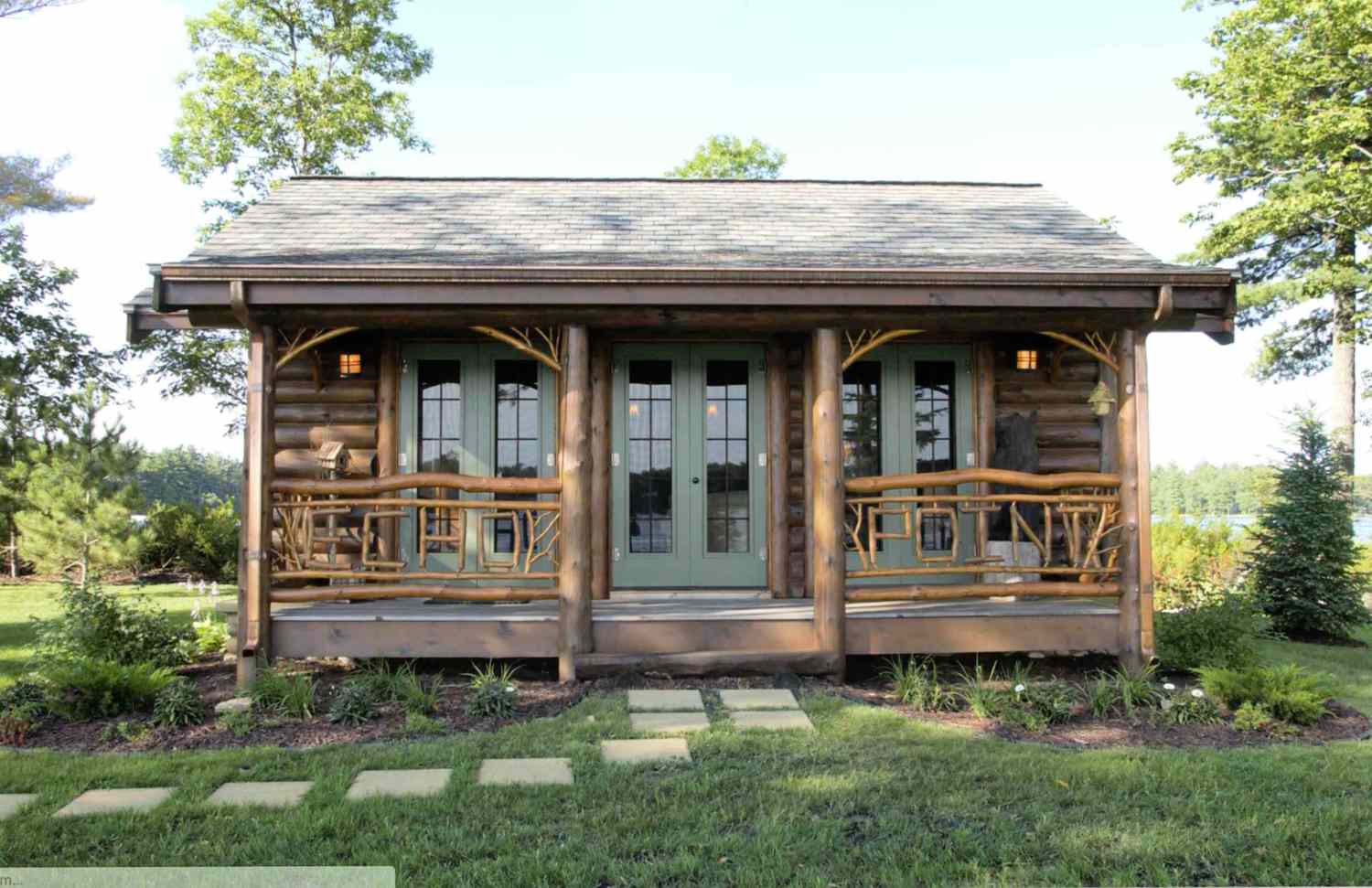 pequeña casa de madera