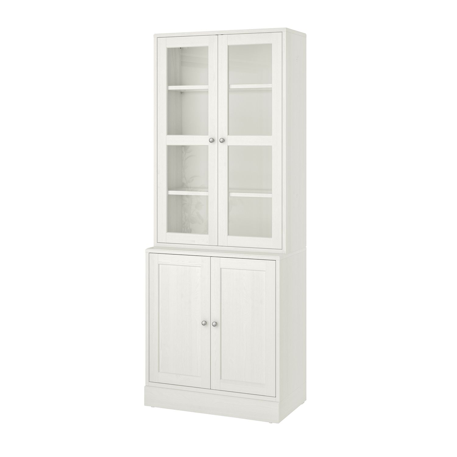 IKEA HAVSTA Glastürenschrank mit Sockel