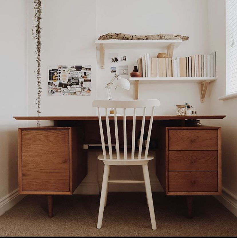 Minimalist desk space