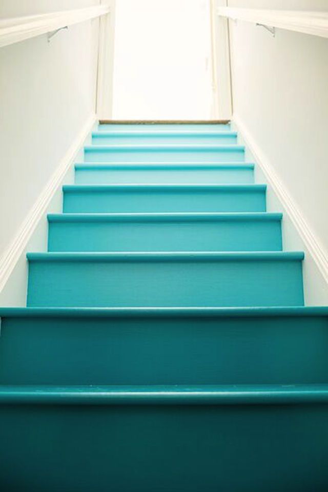 blaue ombre Treppe