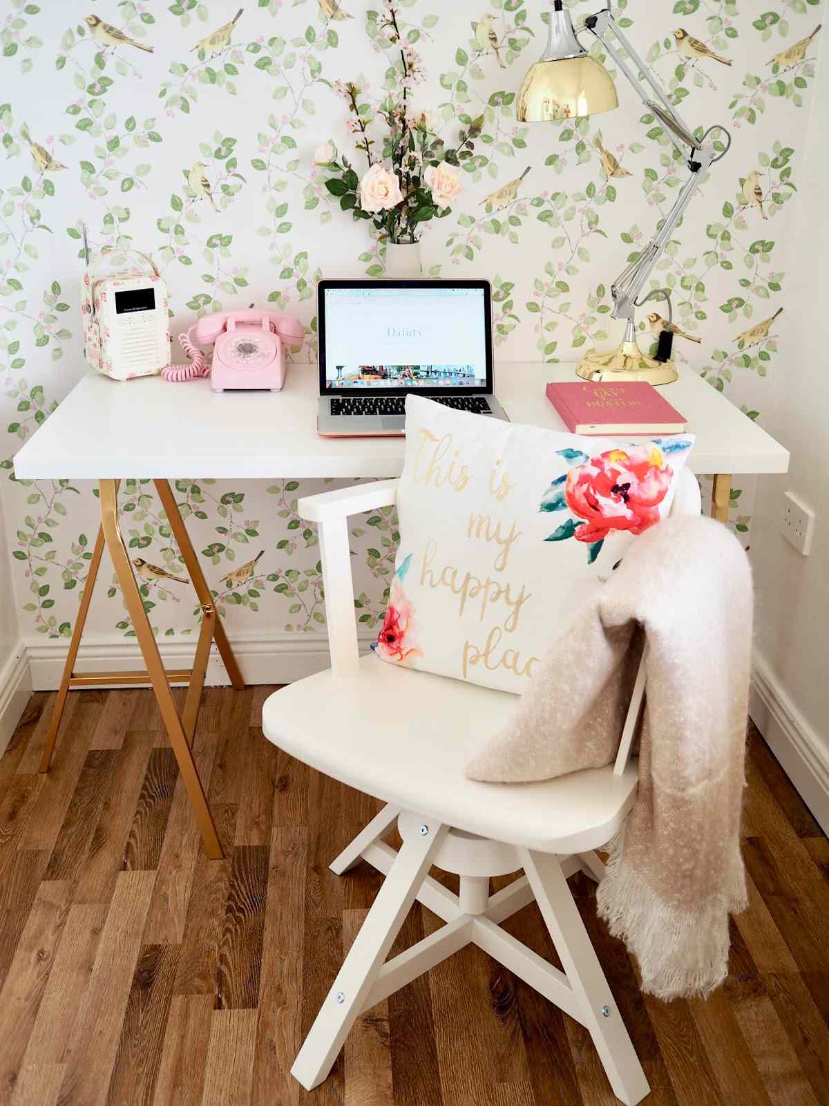 faux brass desk