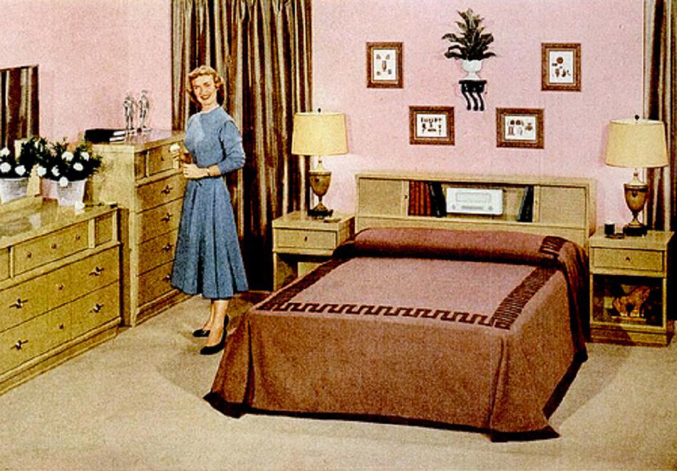 1950er Schlafzimmer