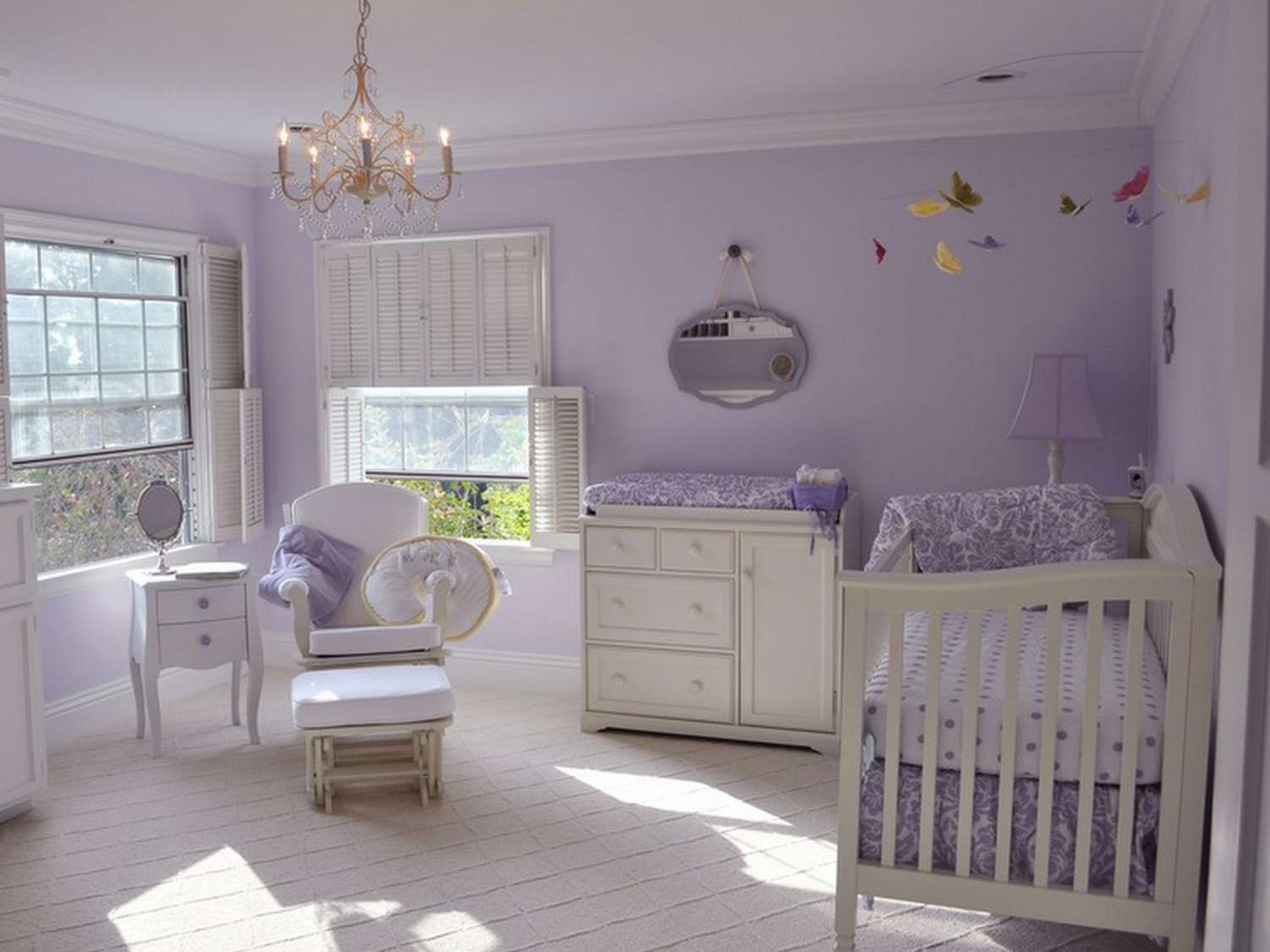 Soothing Purple Nursery