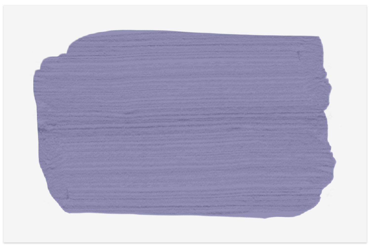 Amostra de tinta Olympic Paints French Violet para inspiração em lavanda