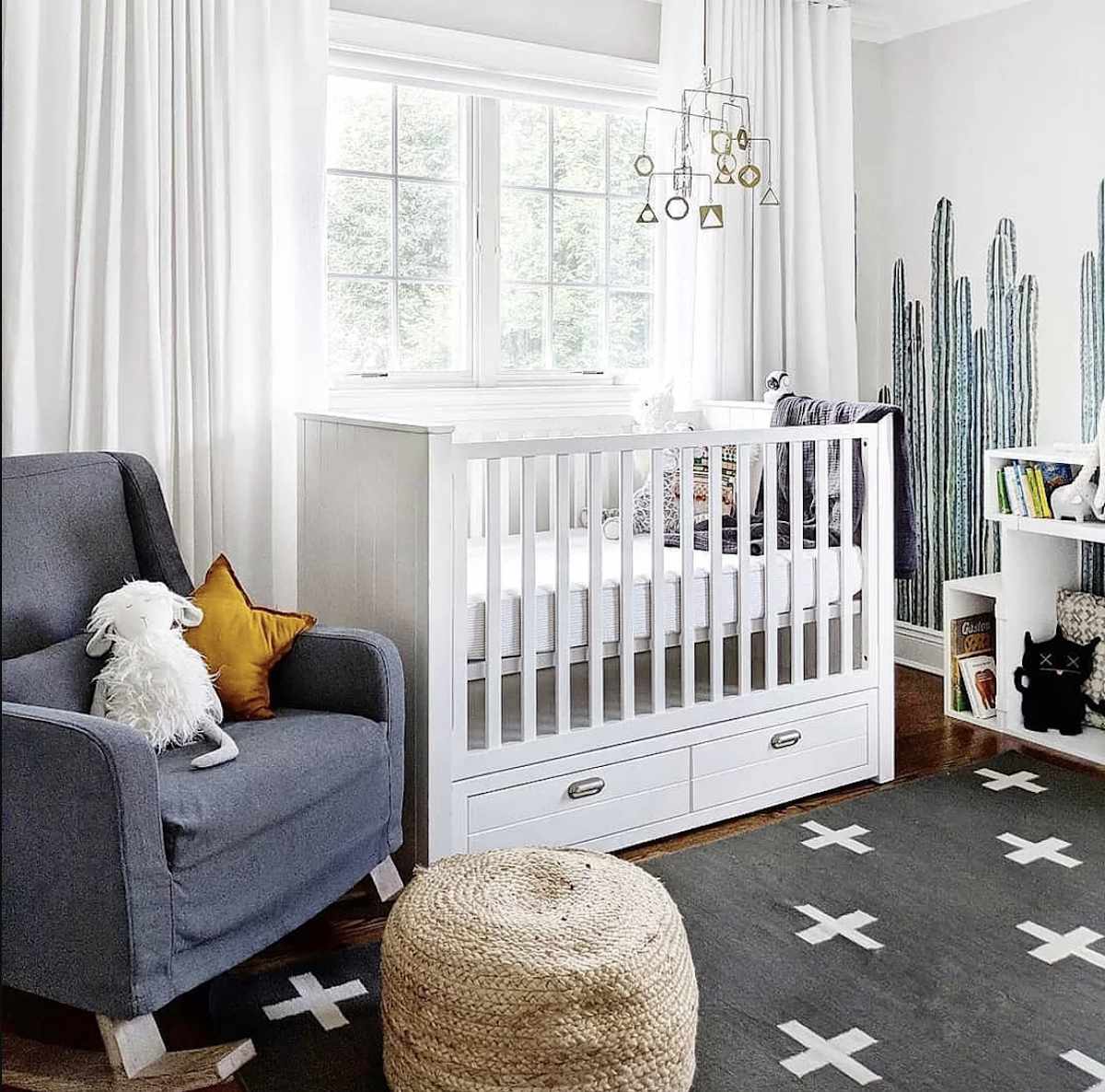 crib with storage drawers underneath