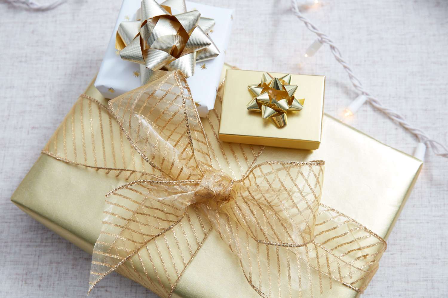 Christmas wrapped gifts
