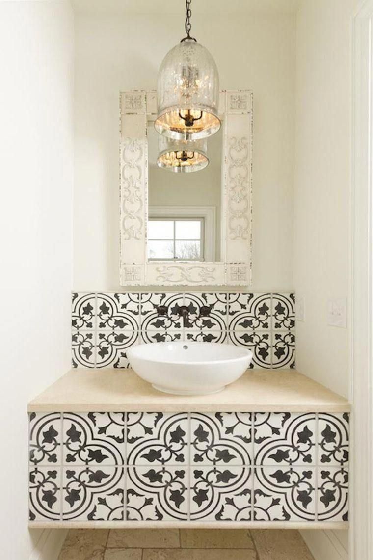 moroccan on bathroom vanity