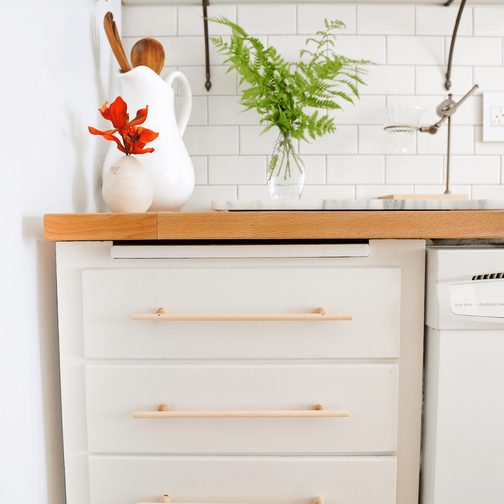 DIY Holz-Schrankgriffe