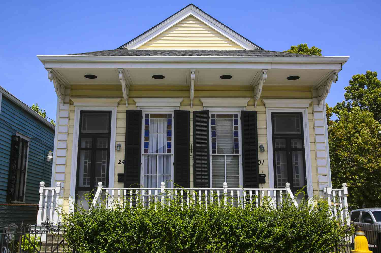 Shotgun House im Irish Channel von New Orleans