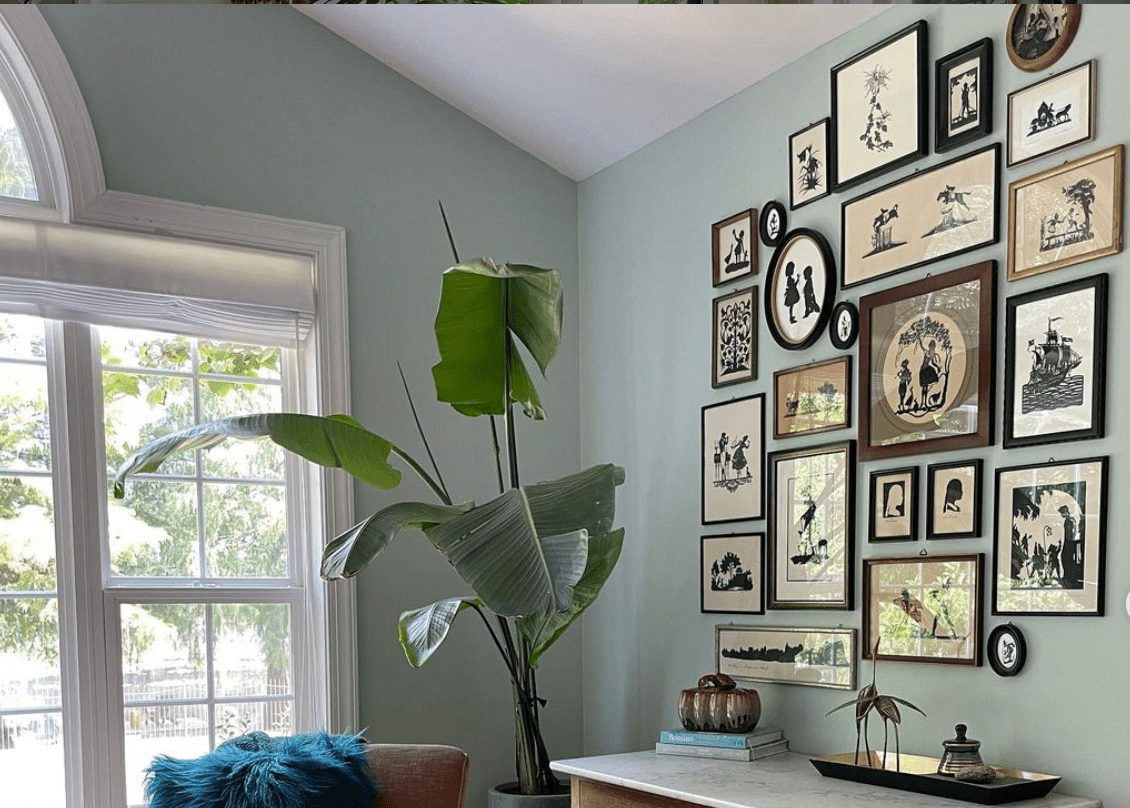 maximalist gallery wall