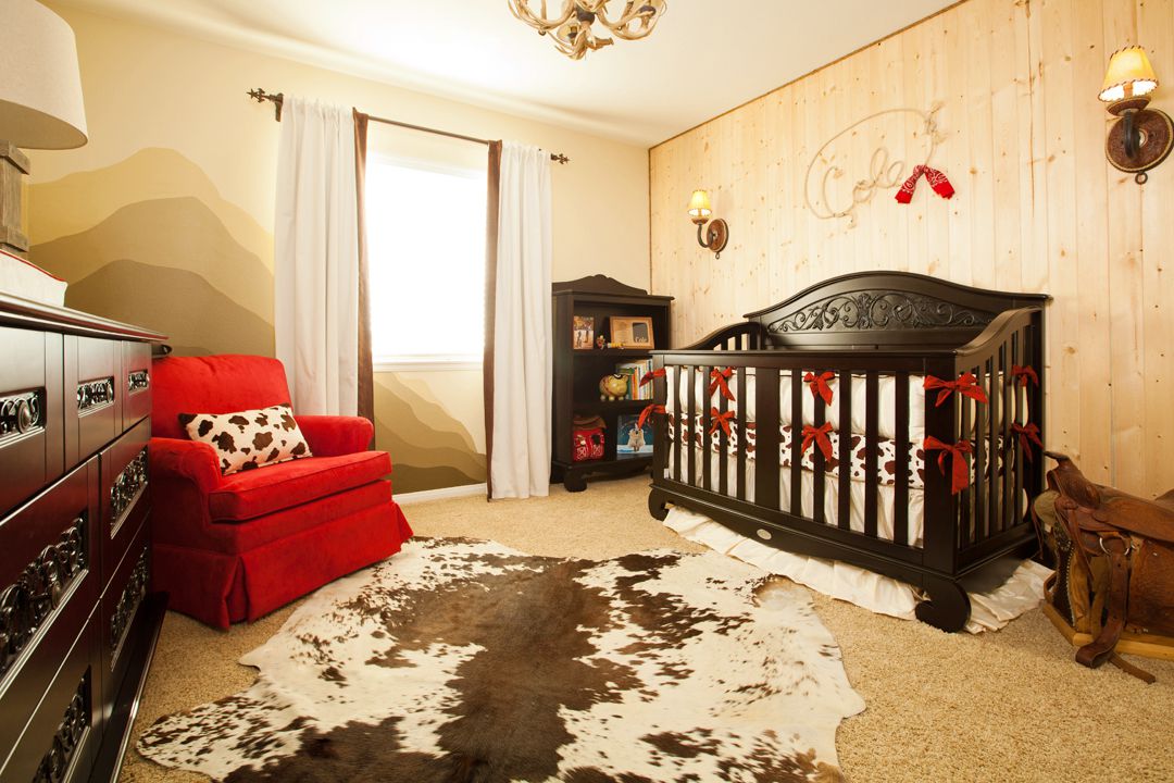 Rustic Western cowboy nursery