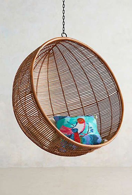 Rattan bubble chair