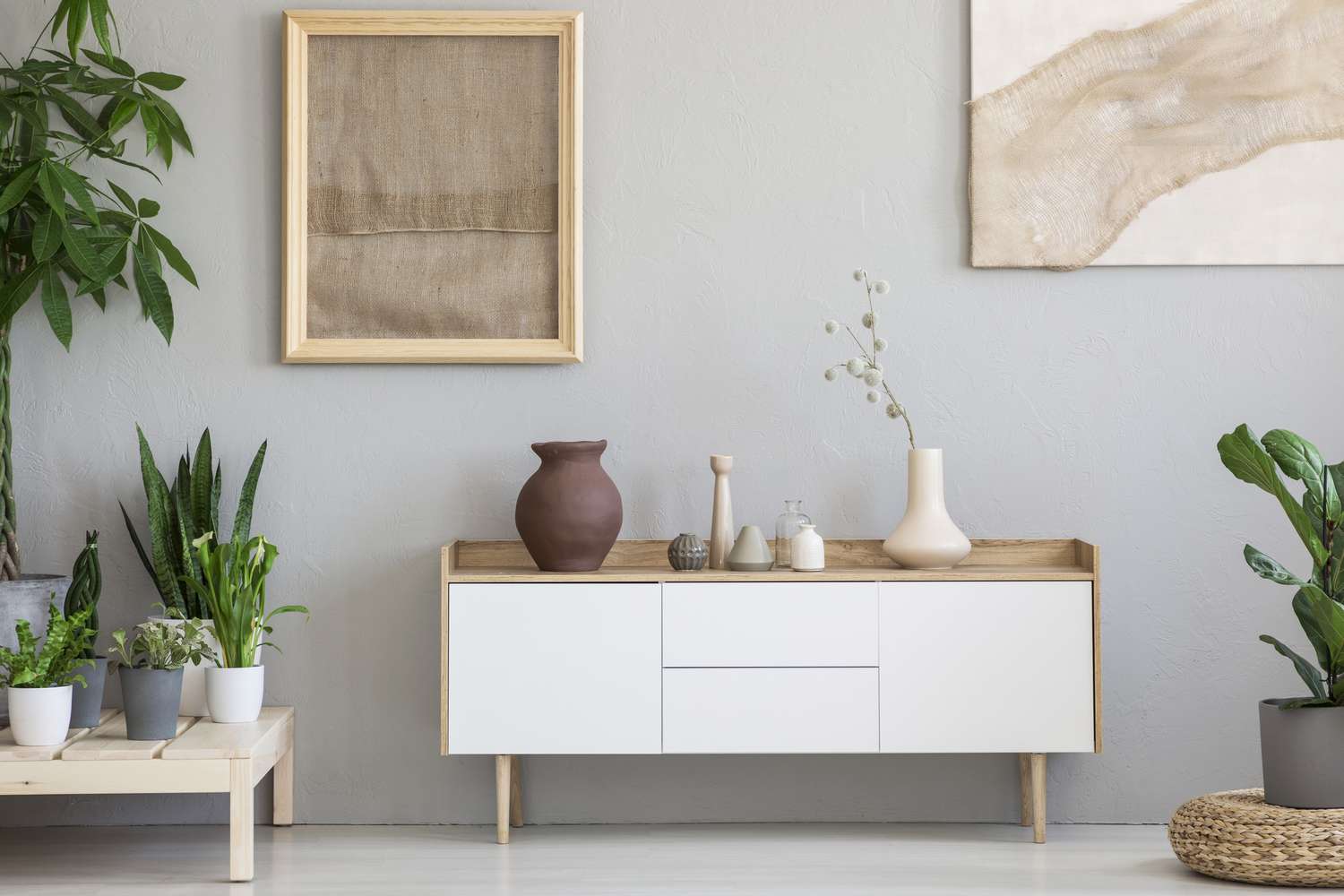 Meuble scandinave aux accents minimalistes