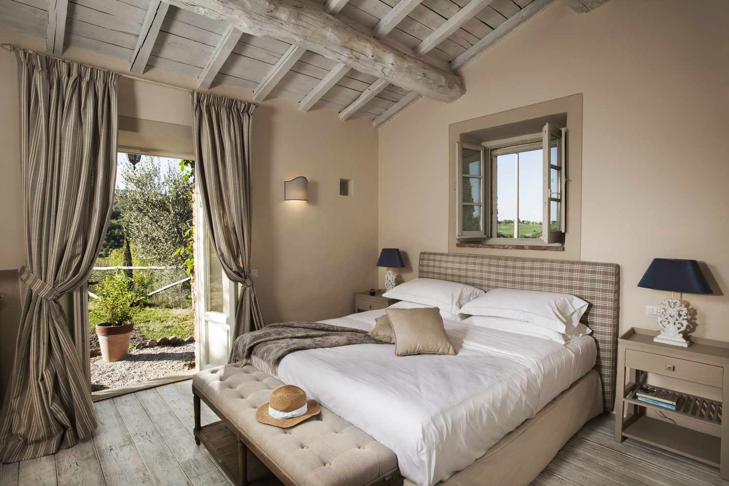 Tuscan bedroom.