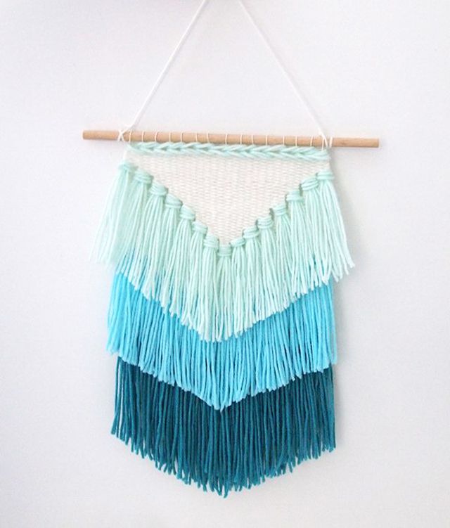 DIY gewebter Wandbehang