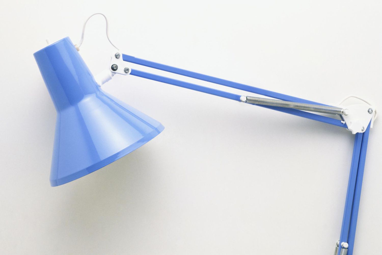 Lampe de bureau bleue