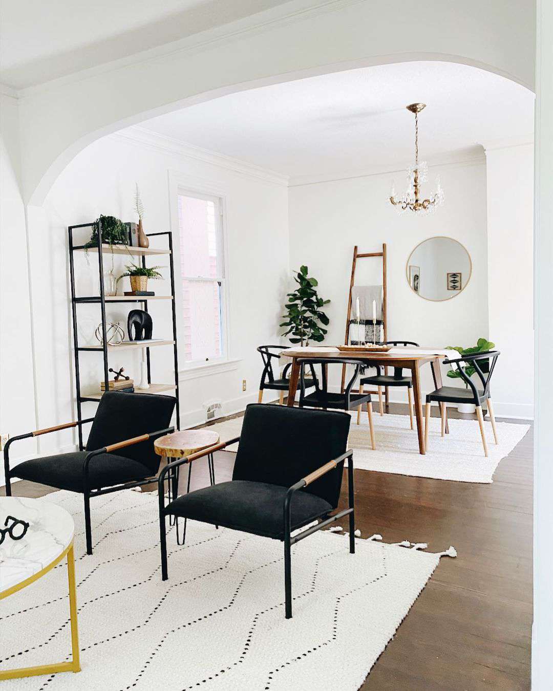 side table in living room