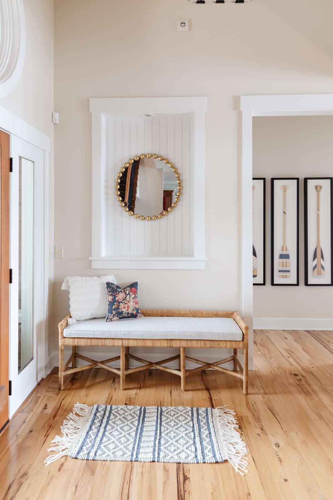 Bright and airy front entryway