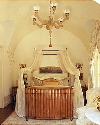 Mediterranean Style Bedroom by Wendi Young Design.