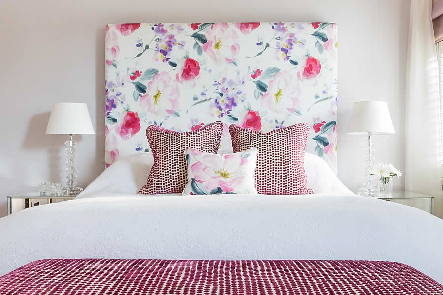 Floral Upholstered Headboards