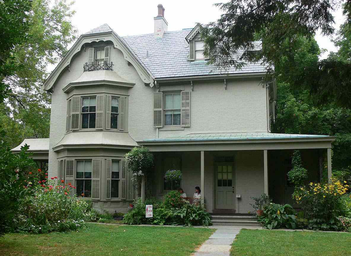 Das Harriet Beecher Stowe Haus in Hartford, Connecticut