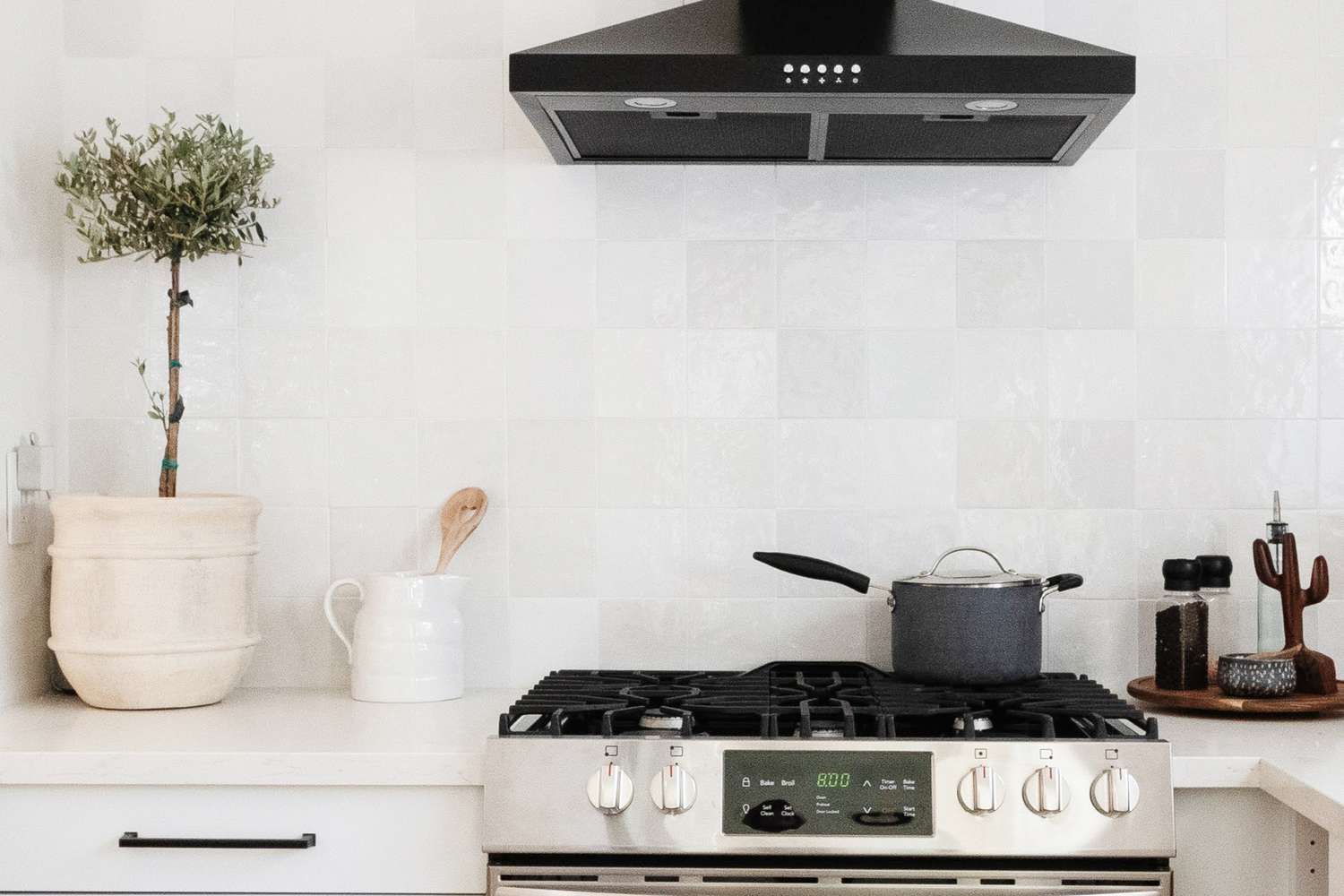 neat, organized kitchen