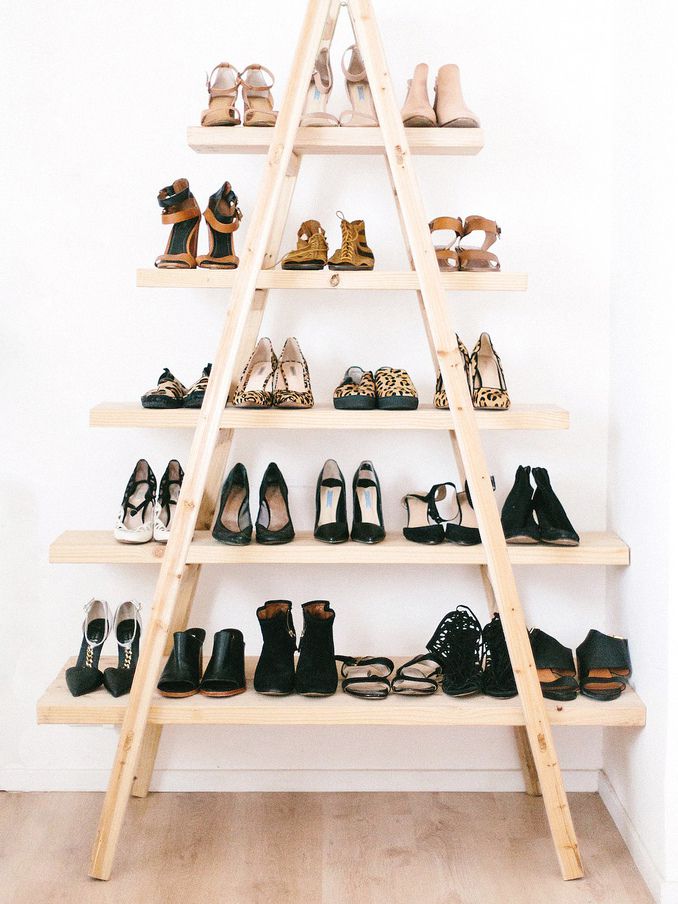 diy shoe ladder
