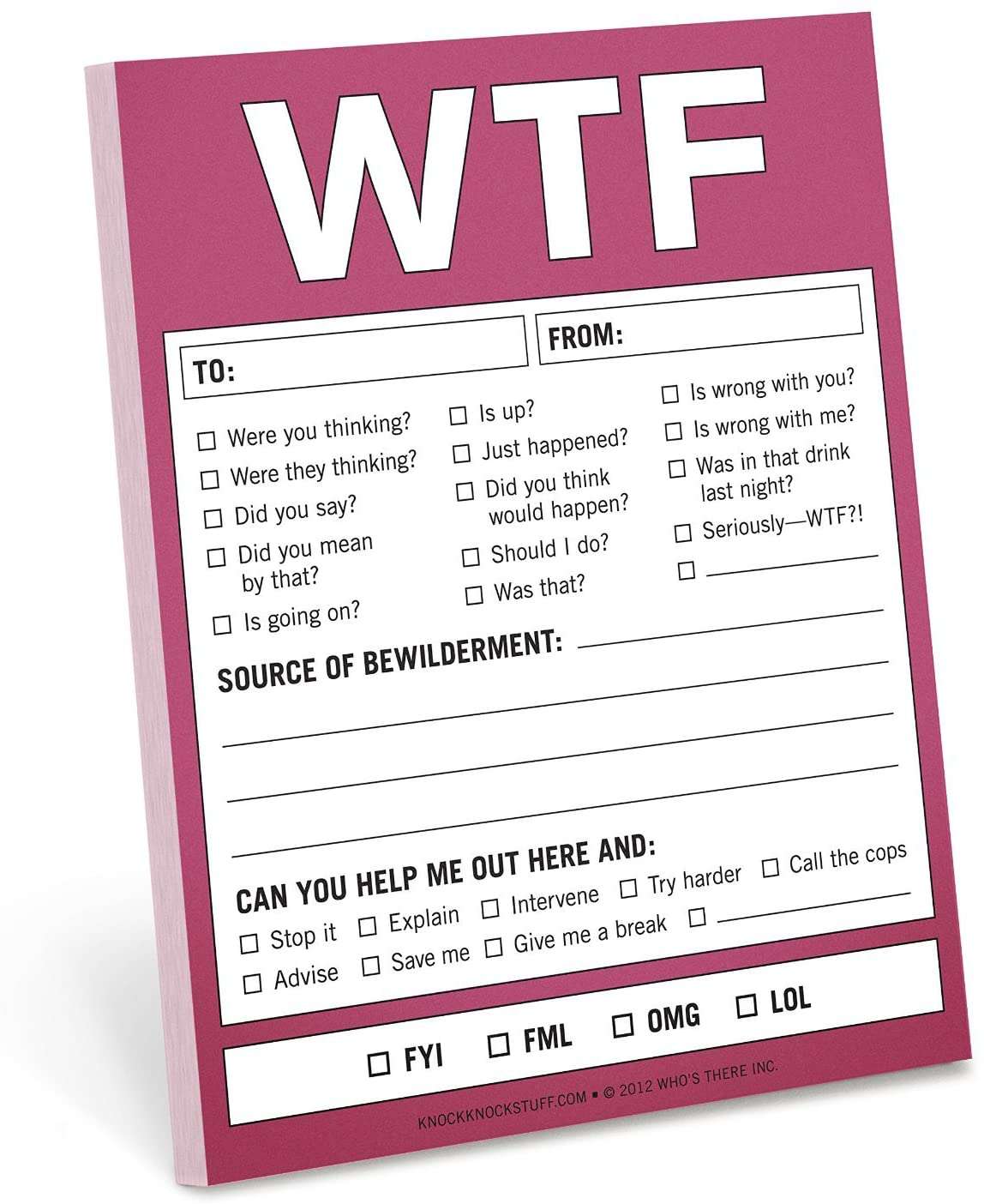 WTF post-it notes