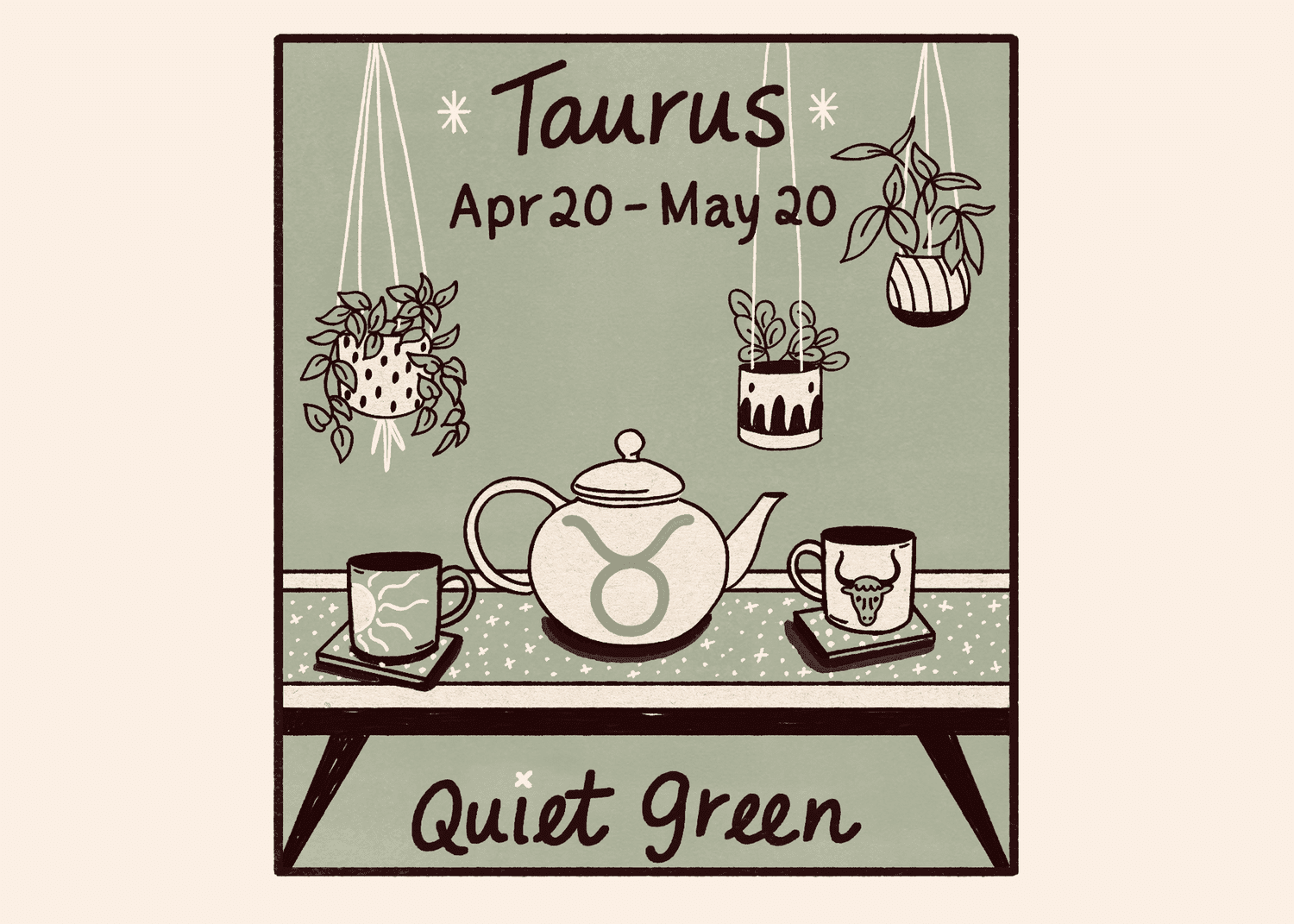 Beste Lackfarbe für Taurus: Ruhiges Grün