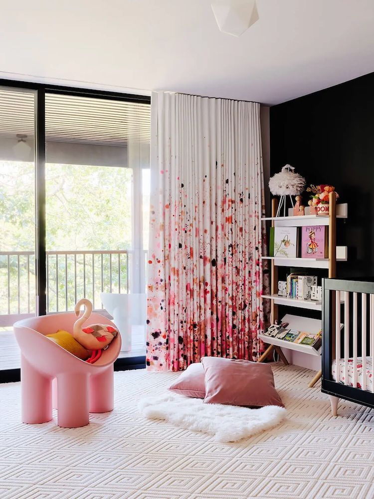 habitación rosa bebé