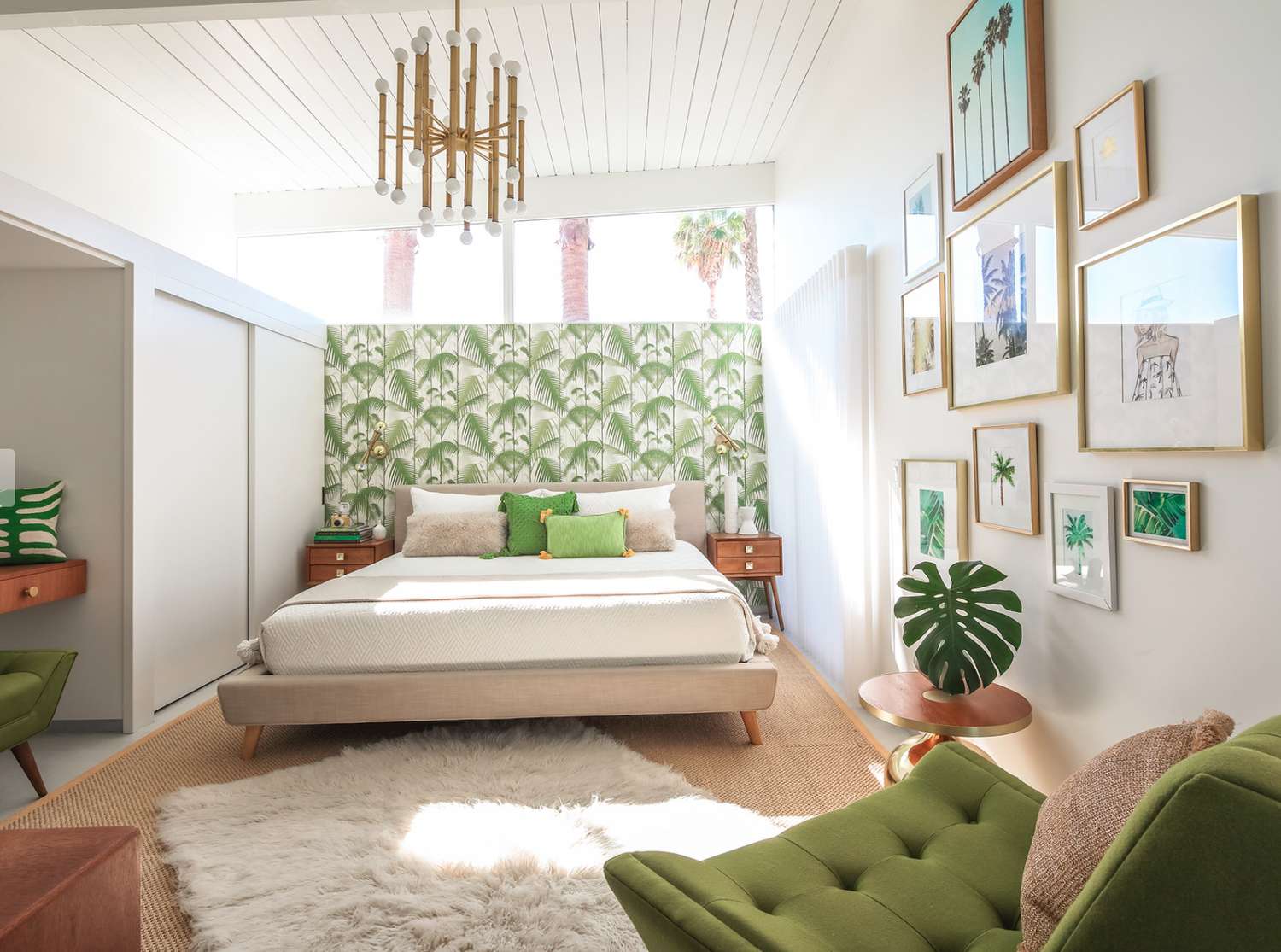 michelle boudreau green bedroom
