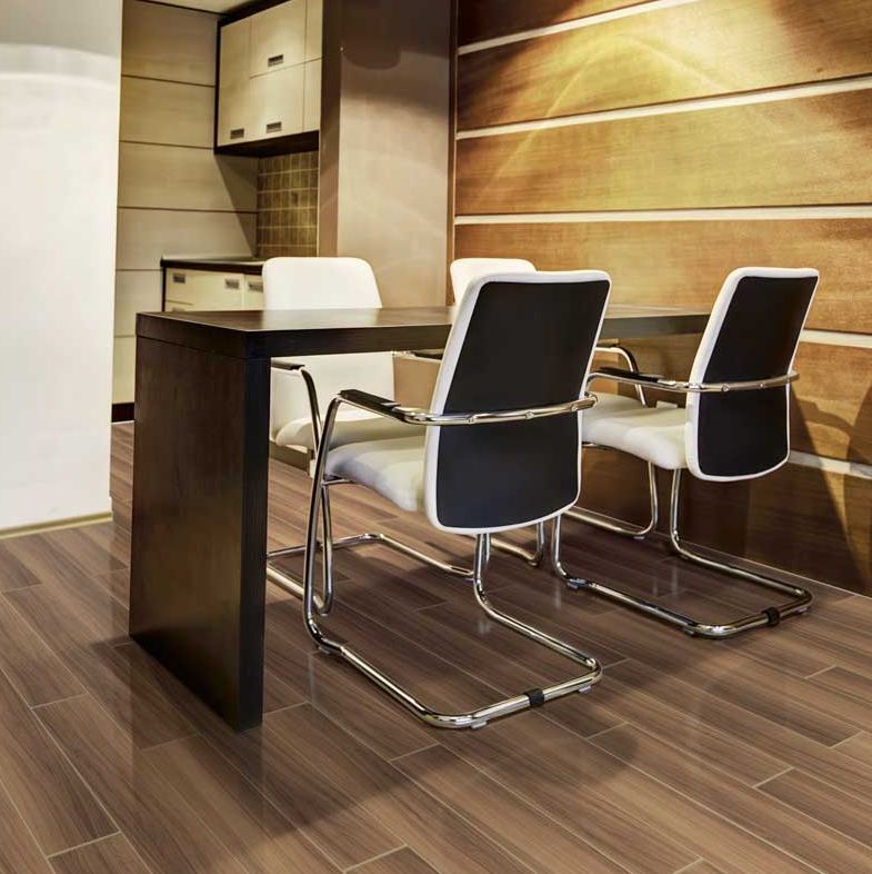 Vitromex Wenge Wood Plank Tile Flooring