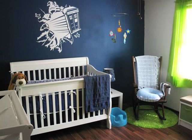 Dr Who Tardis nursery