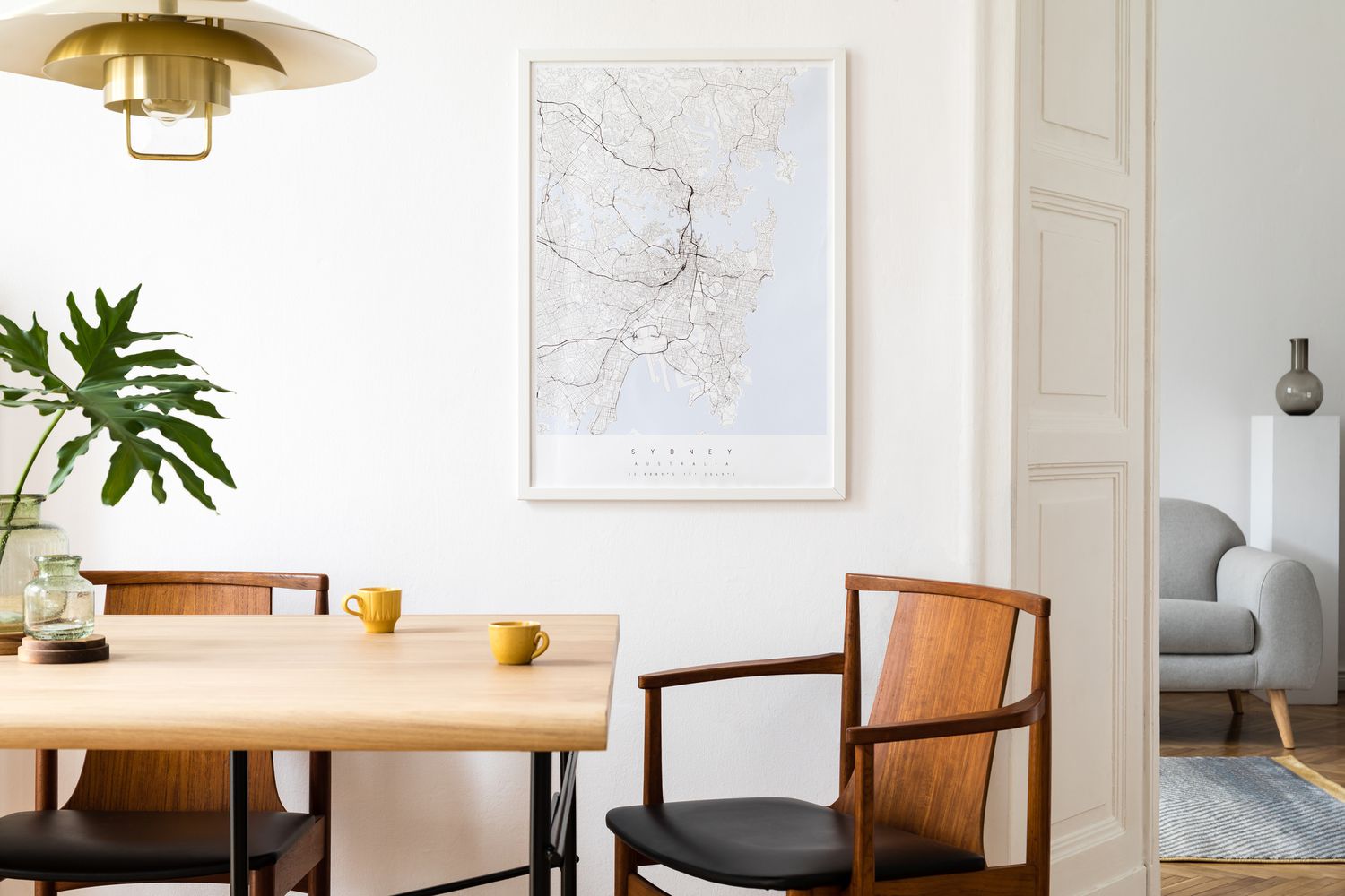 Muebles de cocina de inspiración escandinava