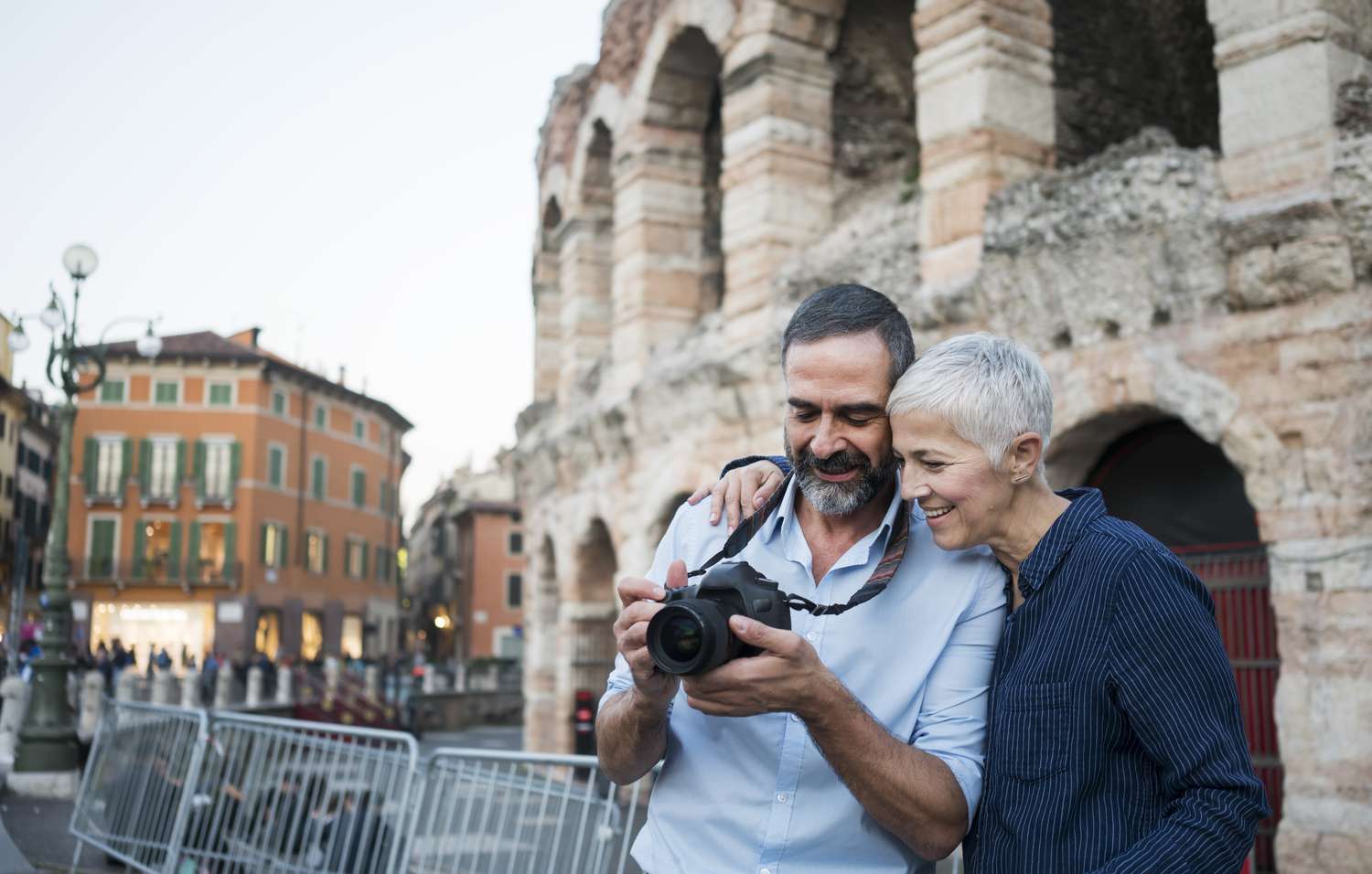 Älteres Paar in Italien
