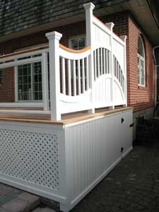 Picture of a stylish deck.