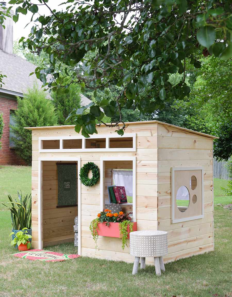 DIY Outdoor Kinderspielhaus